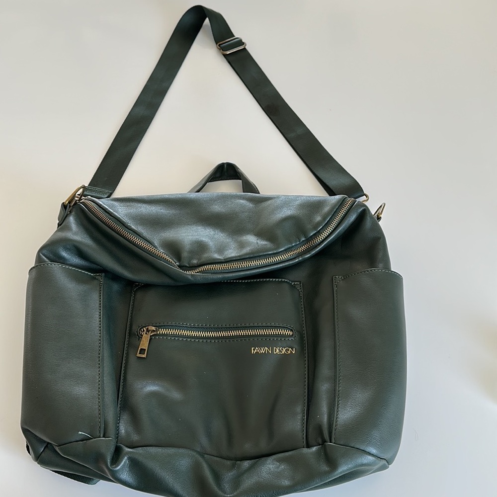 Fawn Design Green Large Diaper Bag